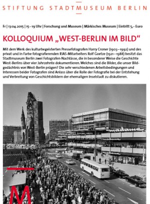 Kolloquium „West-Berlin im Bild“