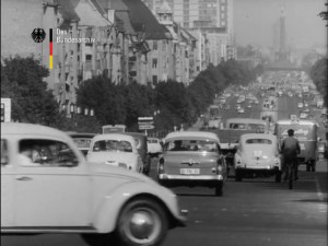Verkehrsaufkommen in Berlin 19.12.1960 © Bundesarchiv