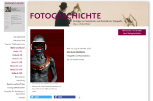 AKTUELLES HEFT DER „FOTOGESCHICHTE“: DEN BLICK ERWIDERN
