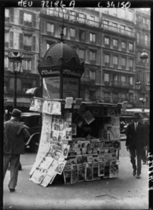 Zeitungskiosk in Paris
