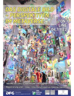 Poster zur Tagung "Das Digitale Bild - Perspektiven im Metaverse"