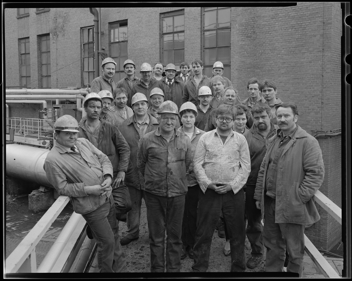 Eine Gruppe von Industriearbeitern